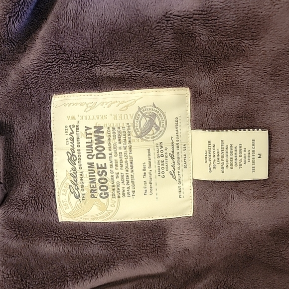 💜H.P. 💜Eddie Bauer Goose Down Jacket - Picture 6 of 7